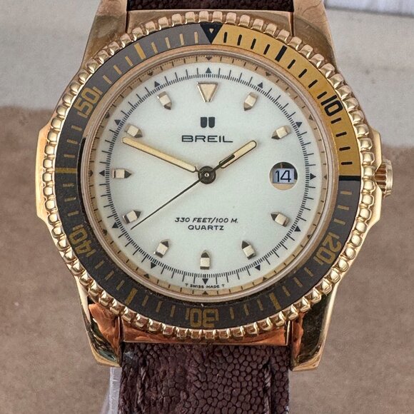 Spectacular Breil Italian Watch with Date Analog Stainless Steel Watch - Picture 3 of 9